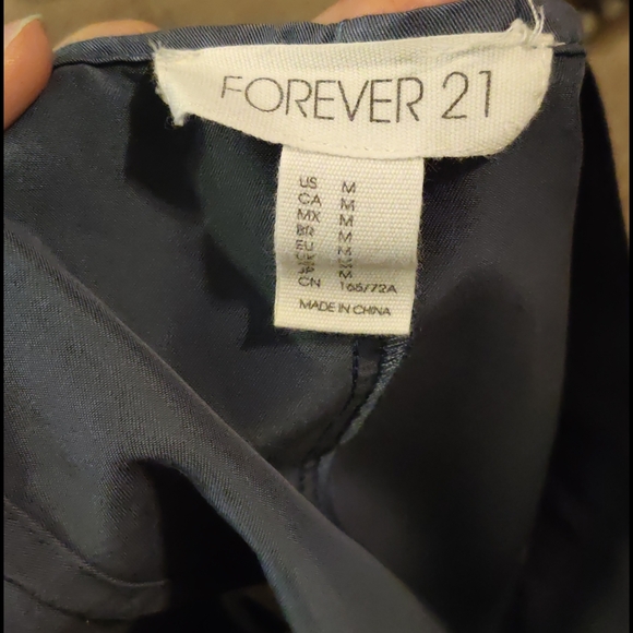 Gray Blue overall shorts - Picture 3 of 3